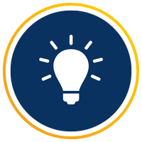 icon of a light bulb